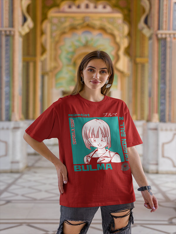 Womens Oversized Bulma Scientist Tshirt